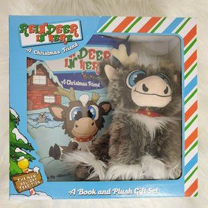 A Christmas Friend Book & 8" Plush Reindeer